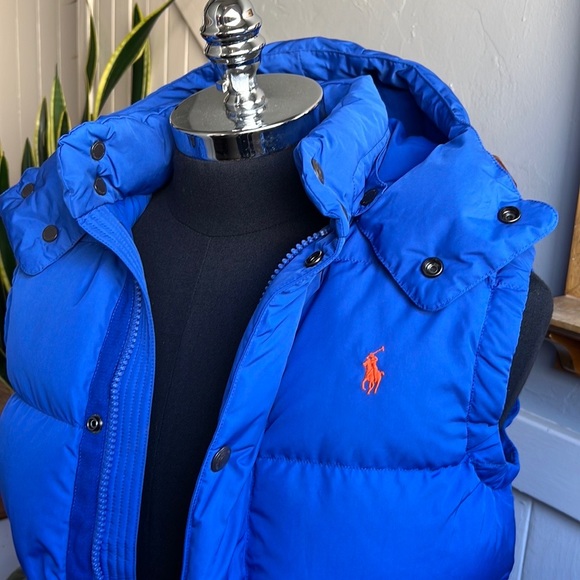 NWT Polo Ralph Lauren Elmwood Down Vest in Sapphire Star Blue - Picture 8 of 16